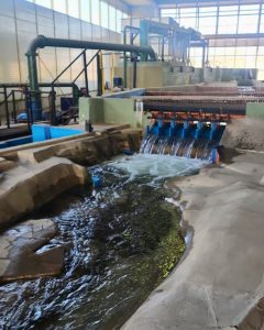 Modelo Físico de la Central Hidroeléctrica Angostura.